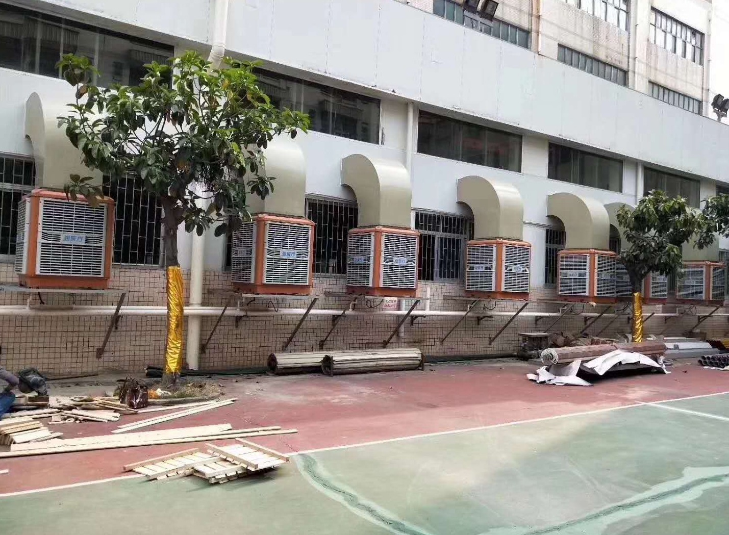 服装、制衣、皮革厂降温方案