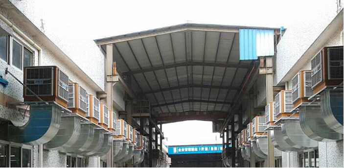 玻璃制品厂降温工程案例